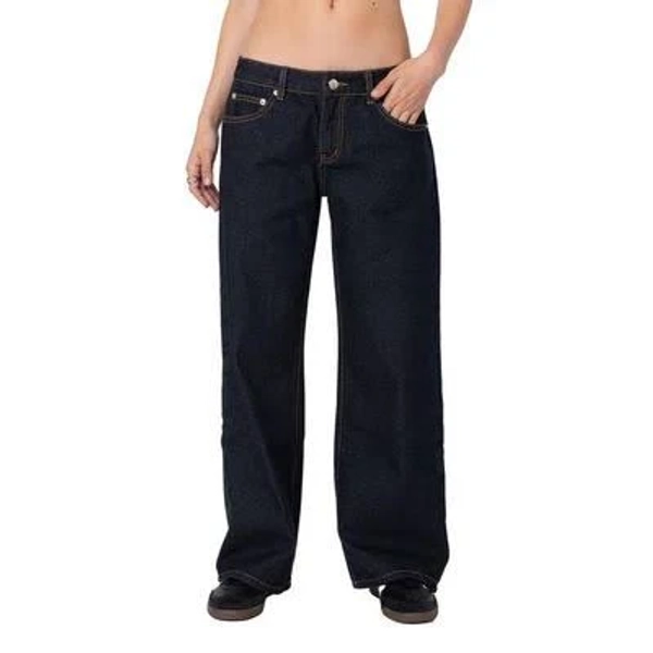 Edikted Raelynn Wide Leg Jeans