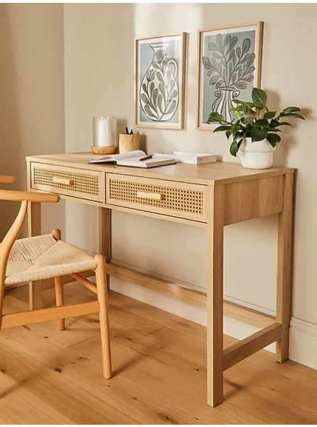 Rattan desk