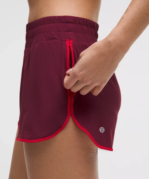 High-Rise Running Short 3" - Burgundy Bay/Oxford Red - 10