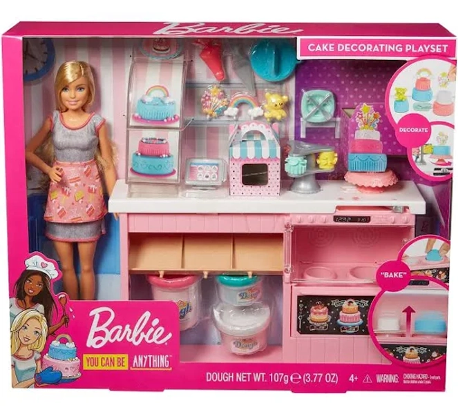 Barbie Cake Decorating Playset