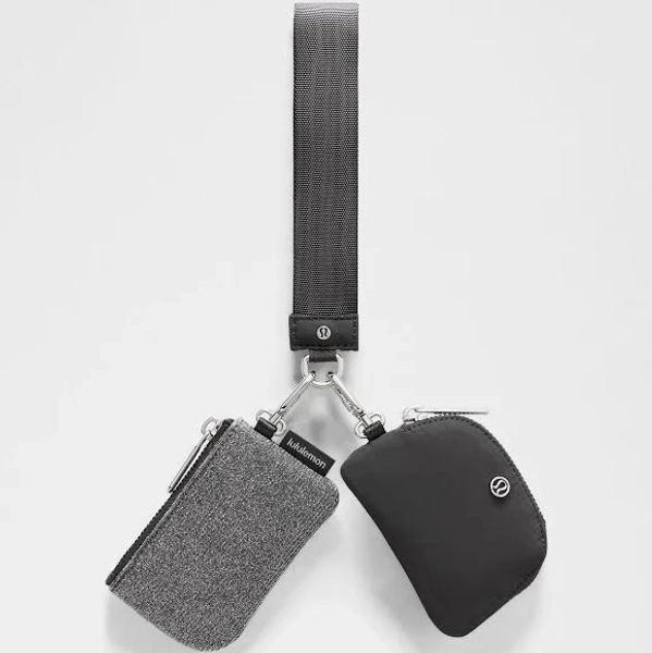 Lululemon Dual Pouch Glitter Wristlet