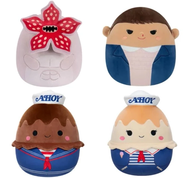 Squishmallows x Stranger Things 4 Plushies Pack