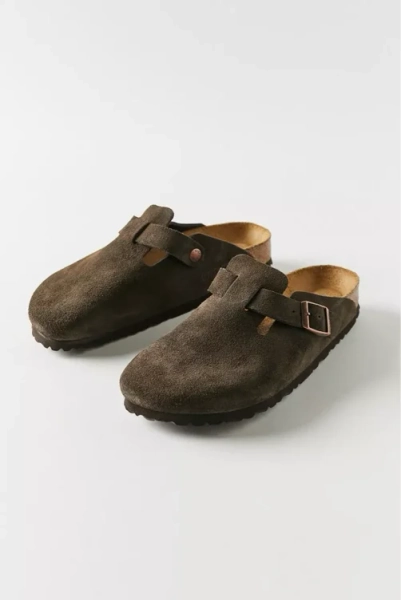 Birkenstock Women's Boston Soft Footbed Suede Clog