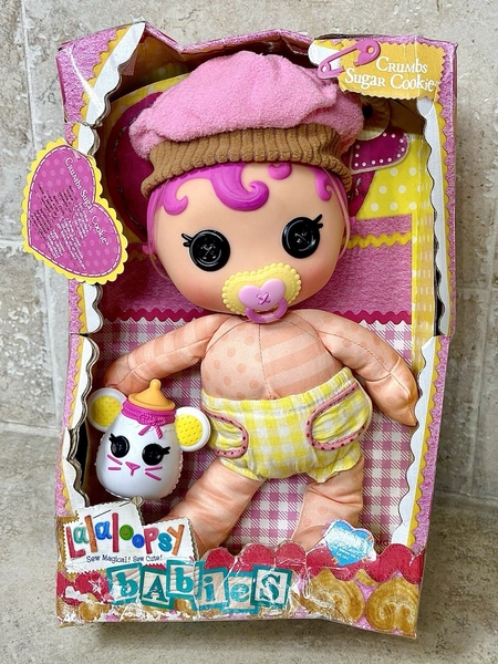 💖Lalaloopsy Babies Crumbs Sugar Cookie Cloth Doll (NEW - READ)