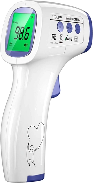 LPOW Infrared Digital Thermometer for Baby, 1s Reading, 3 Colors Backlight, 50 Memories Recall - Walmart.com