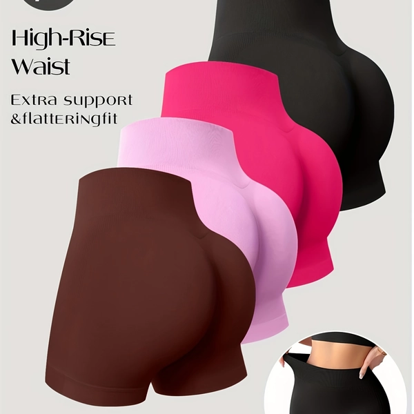 A Random Seamless Women'S Underwear, High-Quality Heavy Yoga Pants, High-Waisted Tummy Control, Lifting And Shaping Leggings.