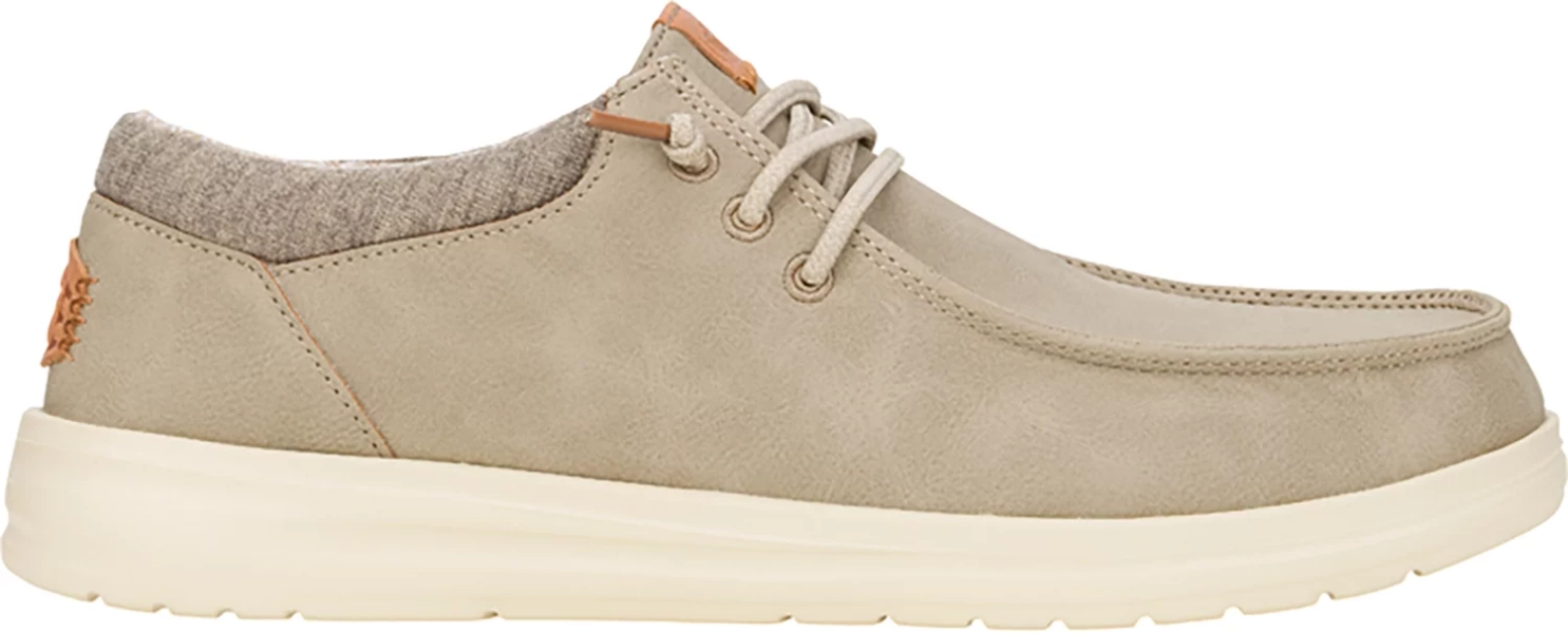 HEYDUDE Men's Paul Classic Shoes Light Beige01