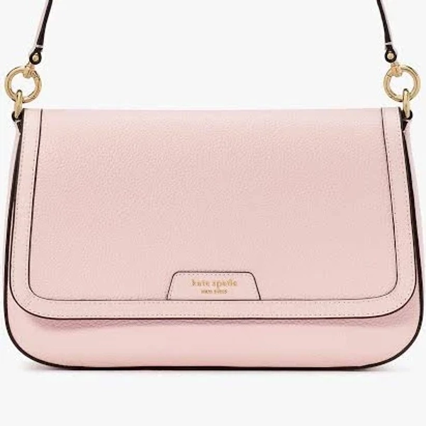 Kate Spade New York Hudson Pebbled Leather Flap Shoulder Bag