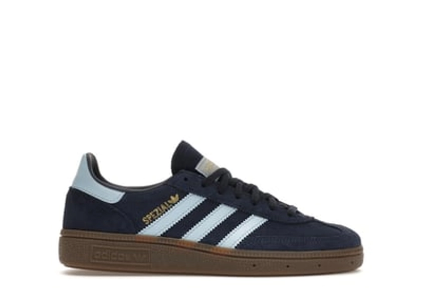 Adidas Handball Spezial Sneakers in Collegiate Navy/Clear Sky Blue/Gum