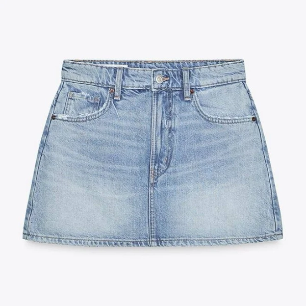 Zara Women's Trf Denim Skort
