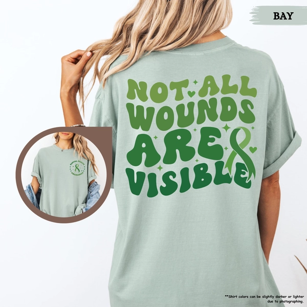 Comfort Colors® Mental Health Awareness Shirt, Not All Wounds Are Visible Shirt, Mental Health Shirt, Anxiety Tshirt, Motivational Gift