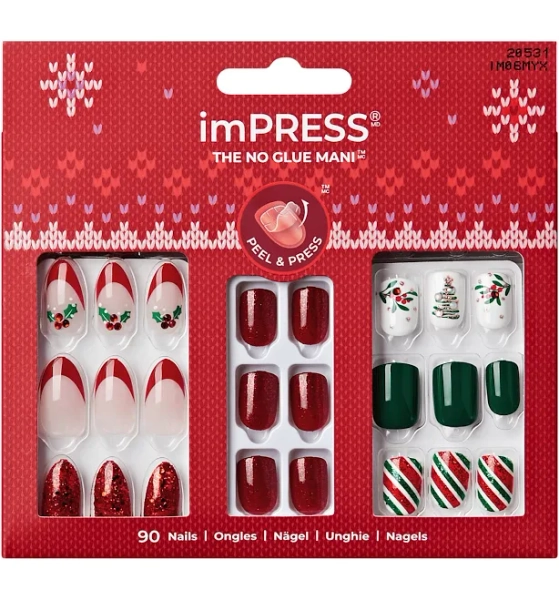 Kiss Impress Holiday Press-On Nails Gift Set