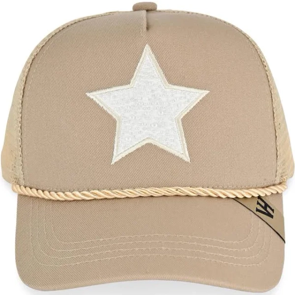 Pearl Star Mesh Snapback Trucker Hat
