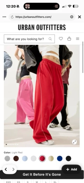 iets frans… Harri Wide Leg Jogger Pants
