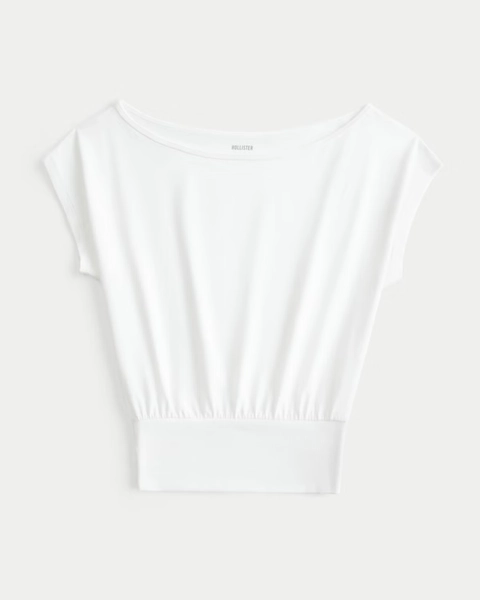 Banded Off-the-Shoulder Top