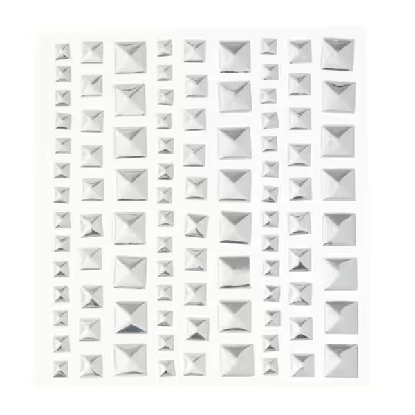 Silver Square Studs By Recollections™