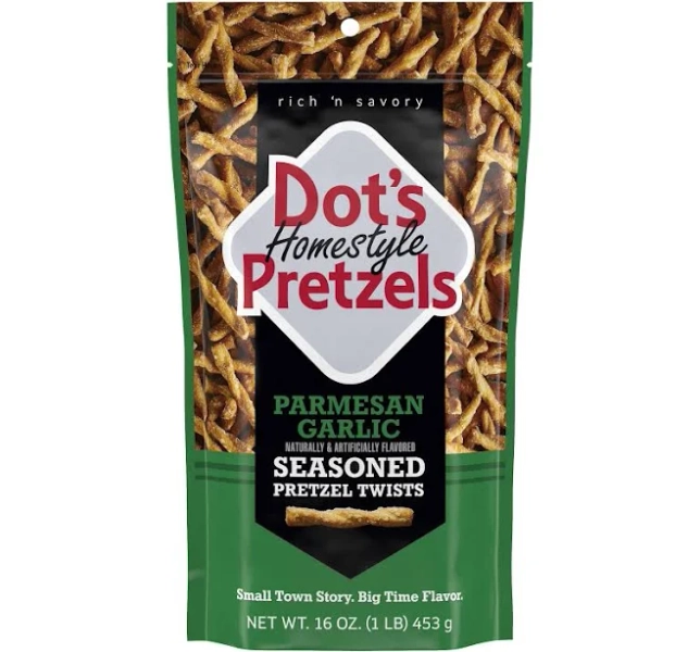 Dot's Homestyle Pretzels Pretzel Twists Parmesan Garlic