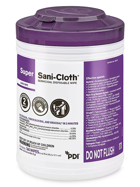 Super Sani-Cloth&amp;reg; Sanitizing Wipes - 160 ct