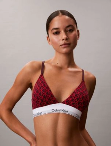 Icon Cotton Modal Lightly Lined Triangle Bralette | Calvin Klein