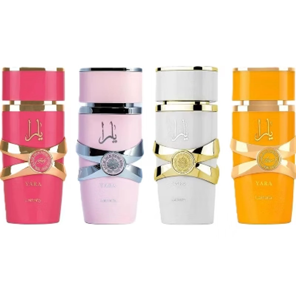 Lattafa Yara 4 Pcs Fragrance Bundle for Women 4 X 25 ml(Yara + Yara Moi + Yara Tous + Yara Candy)