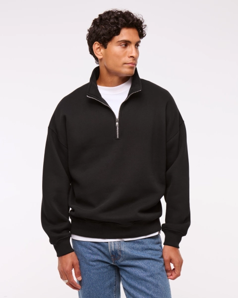 quarter zip brown leopard or camo print 