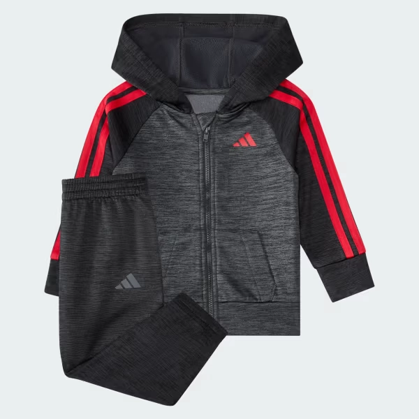 2-Piece Long Sleeve Poly Fleece Jacket & Jogger Set