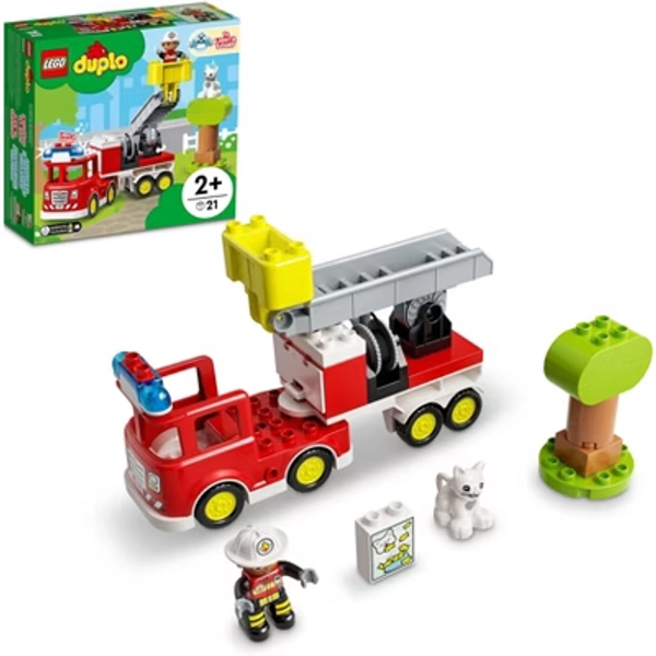 LEGO DUPLO Town Fire Truck Building Toy, Christmas Gift Ideas - 10969