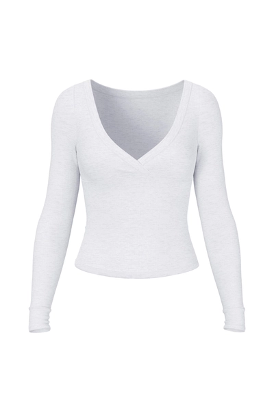 SnatchRib Crossover Longsleeve Top