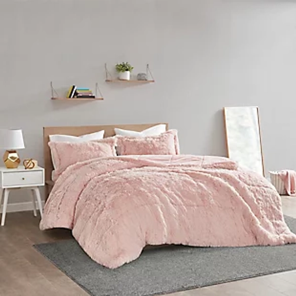Leena Shaggy Full/Queen Comforter Mini Set