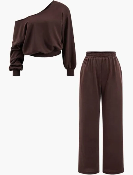 Micas Women's 2 Piece Asymmetric Top and Trouser Set