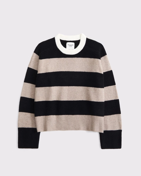 The A&F Madeline Striped Crew Sweater