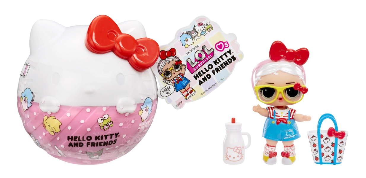LOL Surprise Loves Hello Kitty and Friends, 7 Surprises, Limited Edition Dolls Kids Gift Ages 4+