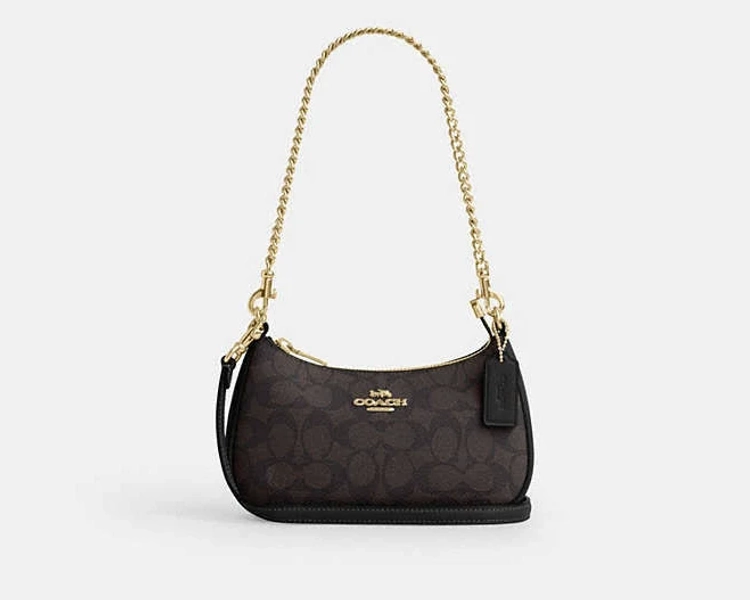 Coach Women's Teri Mini Crossbody Bag in Signature Canvas