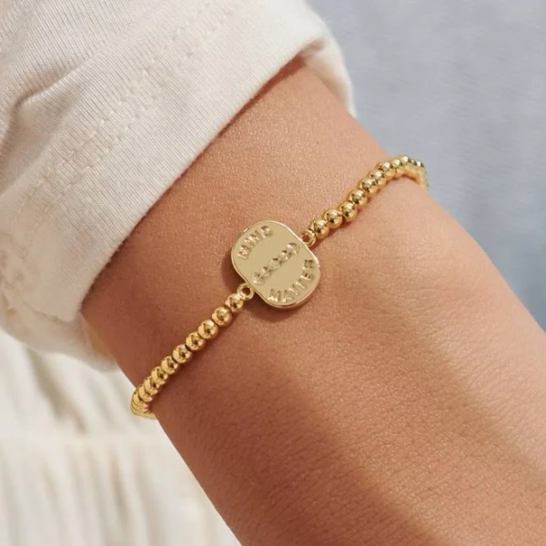 A Little 'Mind Over Matter' Bracelet In Gold-Tone Plating