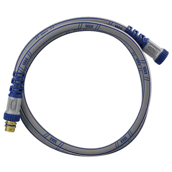 Orbit Max 5/8-in x 6-ft Heavy -Duty Kink Free Hybrid polymer Gray Leader Hose in the Garden Hoses department at Lowes.com