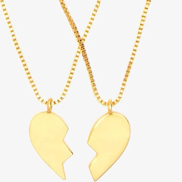 Puravida Engravable Gold Metal Necklace