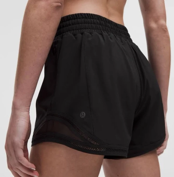lululemon Women's Hotty Hot High-Rise Lined Short 4" Lace Trim