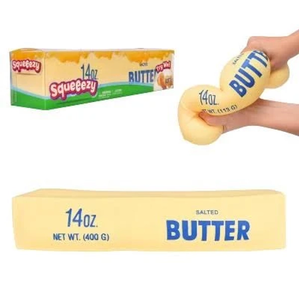 Five Below Jumbo Squishy Butter Sensory Toy
