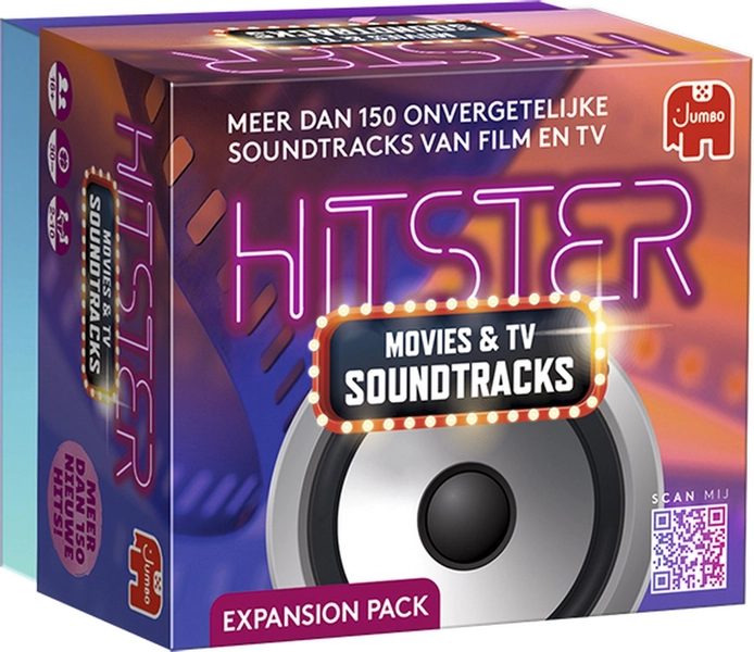 Jumbo - Hitster – Movies &amp; TV Soundtracks - Uitbreidingsset - Partyspel - Actiespel