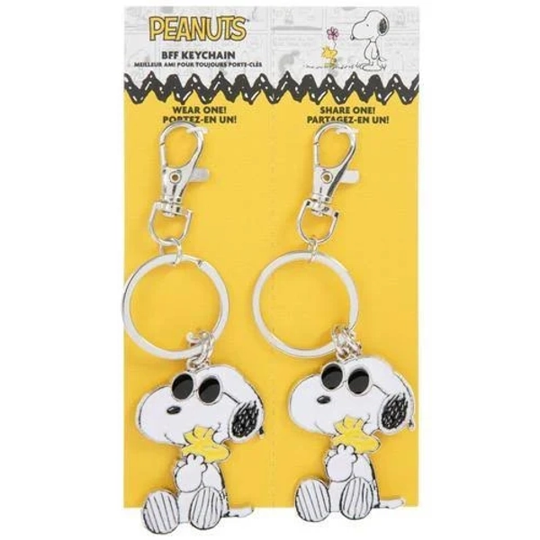 Snoopy & Woodstock BFF Keychain Set