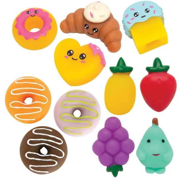 Fun Express Mini Food Mochi Squishies