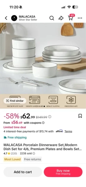 dishes set