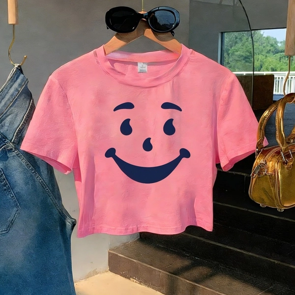 Women'S Short-Sleeved T-Shirt, Summer Short-Sleeved American-Style Lolita Style Undershirt with Exposed Neck And Fun Print Short-Sleeved T-Shirt, Y2K Round-Neck Pullover Base Layer Women'S Clothing, Shipped from Local Warehouse