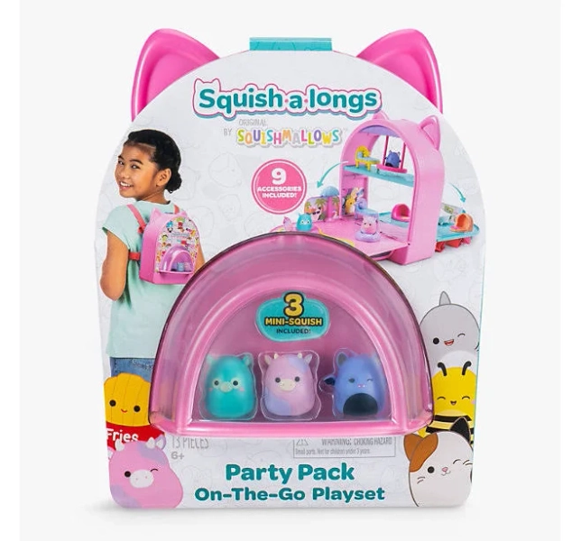 Jazwares Squish-a-longs Party Pack Playset