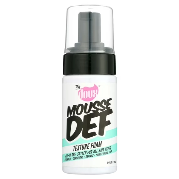 The Doux Mousse Def Texture Foam Travel/Trial Size 3.4 oz., Curly Hair, Moisturizing