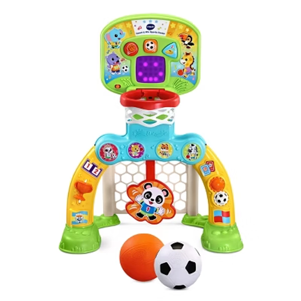 VTech Count & Win Sports Center with Basketball and Soccer Ball