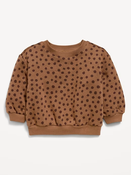 Printed Crew-Neck Sweatshirt for Baby