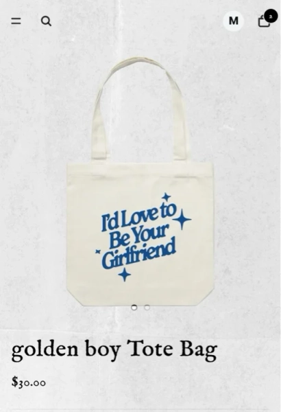 Golden Boy tote