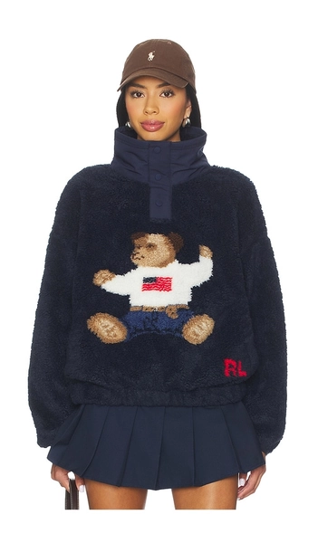 Polo Bear High Pile Fleece Mockneck