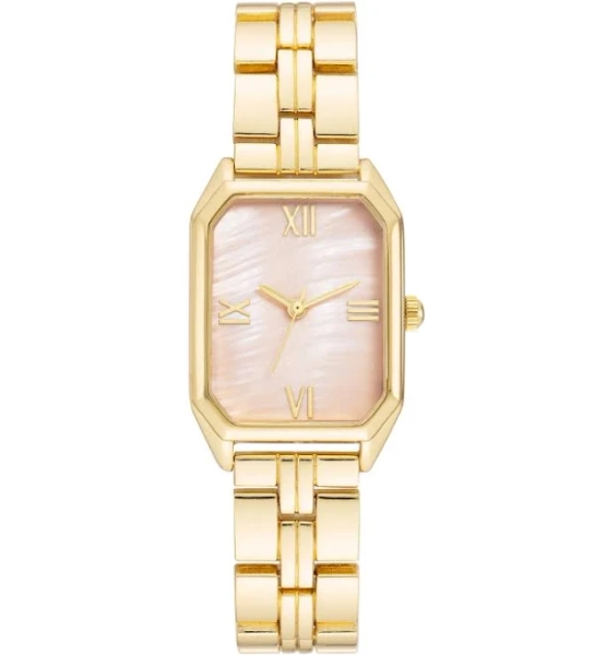 Time and Tru Women's Metal Bracelet Watch